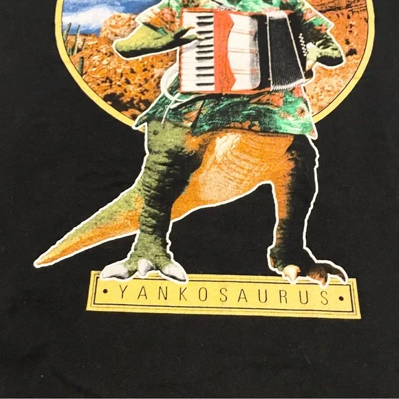 Weird Al Yankovic Yankosaurus T-Rex Accordion Shirt Size Medium - Picture 8 of 16